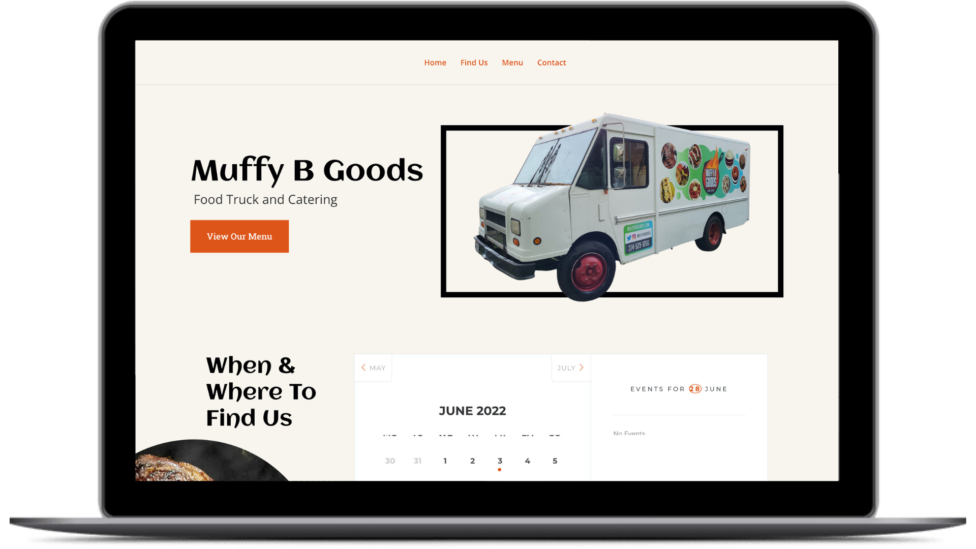 Muffy B Goods Website Design